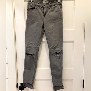 Frame Skinny, Step-Hem Denim